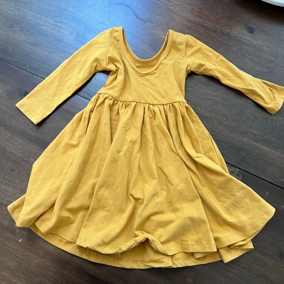 Alice + Ames The Ballet Dress in Mustard/Gold size 4T - Picture 2 of 3